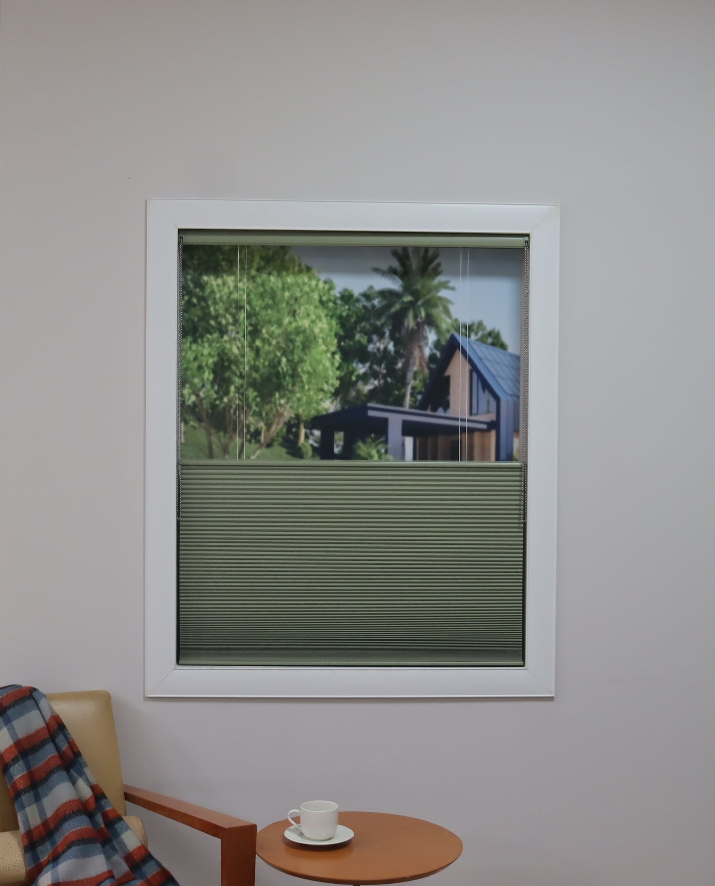 Light Filtering Double Cell Continuous Cord Loop Cellular Shades